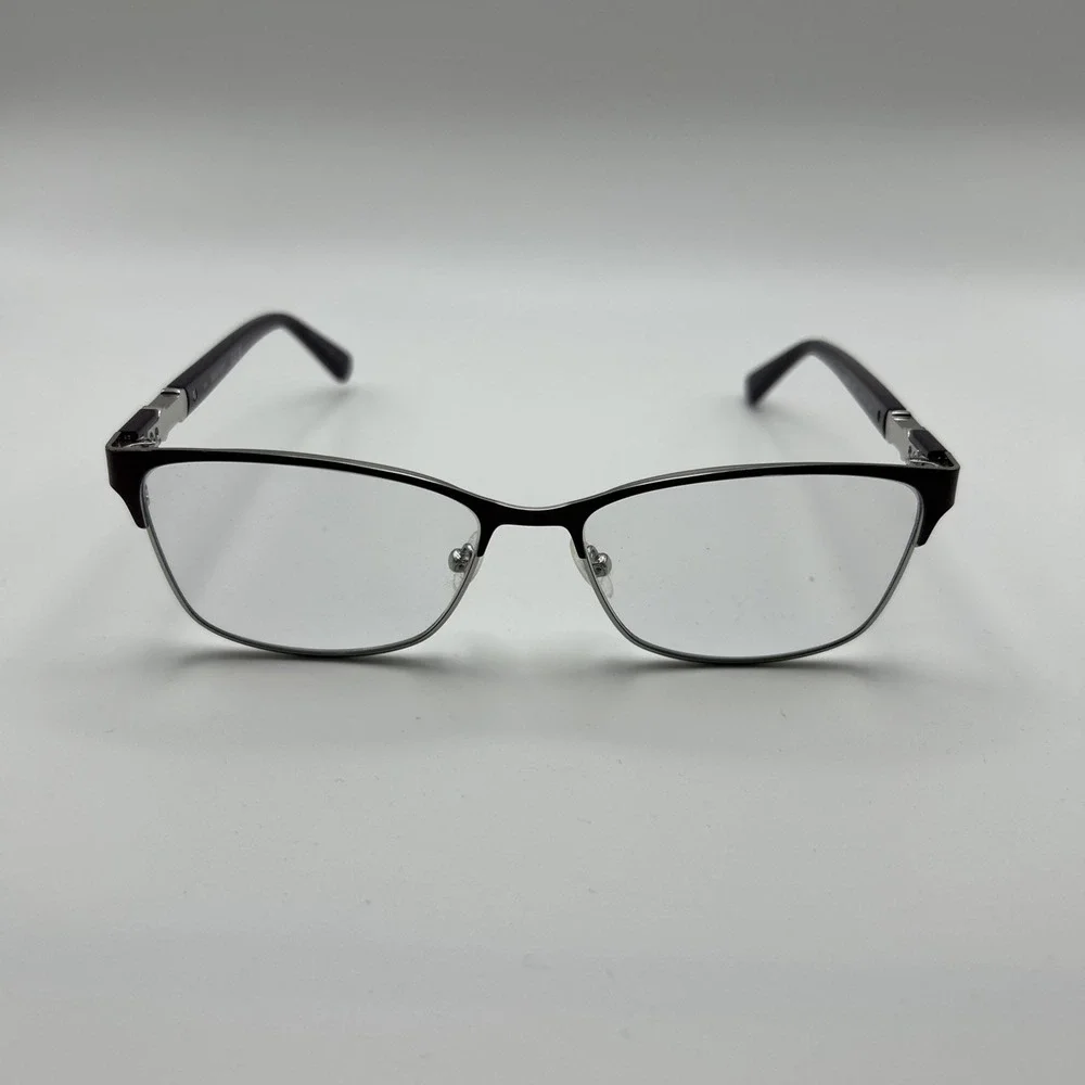 Nine West Nw8023 001 Purple Rectangle Eyeglasses Frames 57-16-140